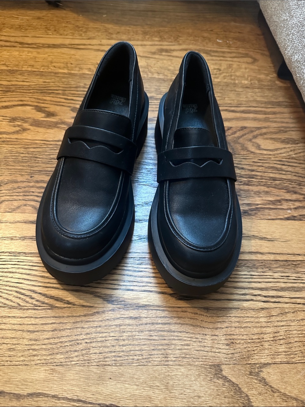 Black Men's Platform Loafers